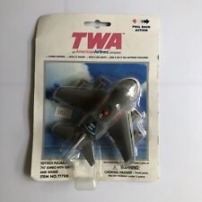 SCARCE SEALED VINTAGE TWA AIRPLANE TOY IN PACKAGE DARON Trans World Airlines picture