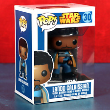 Funko Pop Vinyl Star Wars 30 Lando Calrissian Original Blue Box 2013 Protector picture