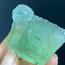 122 g Natural Blue Trapezium Fluorite Mineral Specimen/FuJian picture