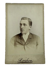 LEBANON PA 1880s 1890s Victorian Young Man Suit Tie Cabinet Card picture