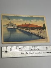 Cedar Point Pier Amusement Park Sandusky OH Lake Erie Old Vintage PC Postcard picture