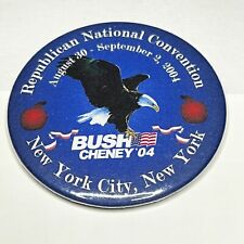 Vintage 2004 Bush Cheney RNC 2.25 Inch Campaign Button Pinback picture