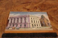 Postcard-X-Post Office/Custom House, Burlington, Vt.-Linen-Unposted picture