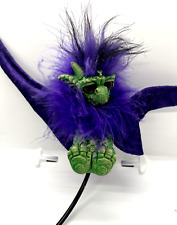 Imaginarium Drabbit Shoulder Winged Puppet Green & Purple  Movable Signed Albert picture