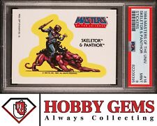SKELETOR & PANTHOR PSA 9 1984 Masters of the Universe Sticker #16 C2 picture