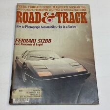 Road & Track Magazine March 1978 Ferrari 512BB Maserati Merak SS Volvo 242GT Car picture