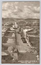 Postcard RPPC Photo Mexico Nogales Arizona Dividing Line Aerial View Vintage picture