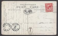AOP GB 1932 postage due postcard AYR to USA picture