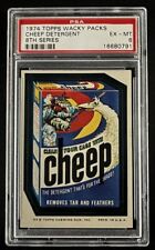 1974 Topps Wacky Packs Packages Cheep Detergent PSA 6 EXMT Series 8 Tan Back picture