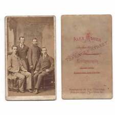 CDV Group of Young Men Carte de Visite by Asher of Edinburgh picture