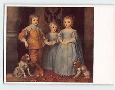 Postcard Die Kinder Karls I von England By Van Dyck, Gemäldegalerie, Germany picture