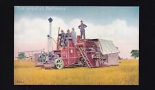 VTG Postcard Antique Self-Propelled Harvester, Pacific Novelty San Francisco picture