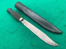 💯1890-1910 J RUSSELL GRN RIVER THISLE HUNT BOWIE KNIFE NONE BETTER ORI. SHEATH picture
