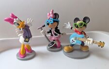 Rock Star Mickey & Minnie Mouse Figures Daisy Duck Figurines,Play, Cake Topper   picture