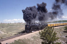 Vintage 1968 Kodachrome 35mm photo slide Union Pacific 8444 full action picture