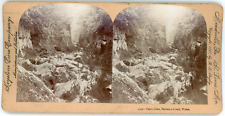 Stereo, Great Britain, North Wales, Bettws-y-Coed, Fairy Glen, 1897 Vintage Ster picture