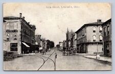 K4/ Lancaster Ohio Postcard c1910 Main Street Hughey & Co Store 279 picture