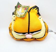 Vintage 1995 Garfield Head Face Plush  Window Cling Suction Cup Play by Play picture