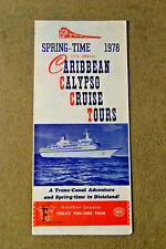 Caribbean Calypso Cruise Tours Brochure - Spring 1978 picture