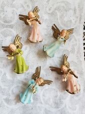 Vintage Miniature Plastic Musician Angels 2