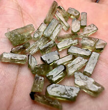 37 Carat Top Quality Tashmarine Diopside Crystal Lot From Badakhshan Afghanistan picture