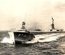 PT Boat Motor Torpedo Statue of Liberty World War II Photograph US Navy picture