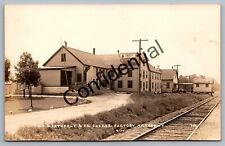 Real Photo Old Cheese Factory Building & RR At Milford NY New York RP RPPC J490 picture