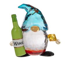 Ganz Crystal Expressions Wine Gnome Figurine Pick Green or Red Bottle 2 1/2