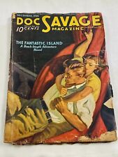 Original Doc Savage December 1935 Pulp Magazine “Fantastic Island” Volume 6 # 4 picture