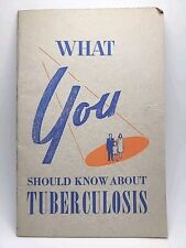VINTAGE 1940s TUBERCULOSIS BOOKLET from NATIONAL TB ASSOC Charles Lyght - 1946 picture