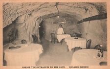 Vintage Postcard 1920's View of One of the Entrances To The Cave Nogales Mexico picture