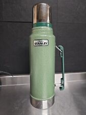 Stanley Aladdin Thermos A-944DH USA 1 Quart Vacuum Bottle Green Coffee Hot Cold picture