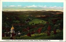 State Capitol Winooski Valley W Montpelier VT Vermont WB Postcard PM Barre VT 2c picture