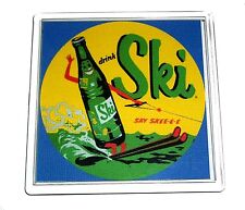 Vintage retro Ski Cola Coaster or Change Tray picture