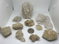 10 pc Arkansas Quartz Crystal Flat Lot picture