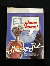 Vintage Gently Used E.T. Phone Home Message Pad picture