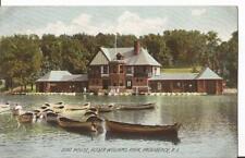Providence Rhode Island Roger Williams Park Boat House Vintage Postcard C7 picture