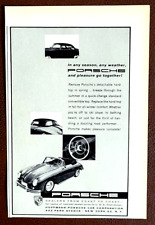 Porsche 356 Original 1958 Vintage Print Ad picture