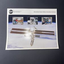 Vintage 2001 Nasa Press Photo International Space Station ISS Assembly Continue picture