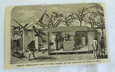1883 magazine engraving ~ FRENCH OBSERVATION PARTY AT PEKIN 1874 picture