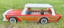Fisher Price #234 Nifty  Station Wagon 1960 All wood family & Rare Tapered Dog picture