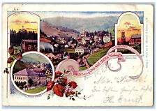 1899 Greetings from Johannesberg Germany Multiview Antique Postcard picture