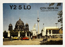 Vintage Ham Radio Postcard CB Amateur QSL QSO Berlin Y25LO 1995 Elektro Consult picture