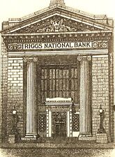 Antique 1900s - 1924 Riggs National Bank Check, Washington DC, Most Famous Bank picture