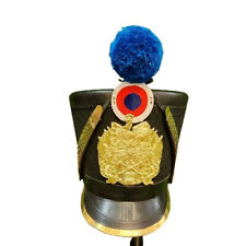 Easter French Napoleonic Shako Helmet with Blue Pompom picture