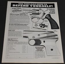 1989 Print Ad Defend Yourself Fight Back against Attackers Don't be a Victim art picture