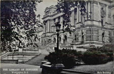 RPPC Washington,DC The Library of Congress District of Columbia Postcard Vintage picture