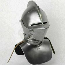 Medieval German Armour helmet sac larp fantasy helmet knight Reenactment armor picture