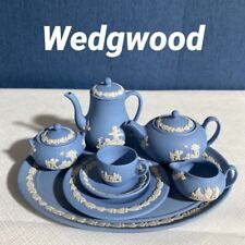 Wedgwood Blue Jasper Miniature Tea Set　 picture