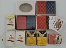 Vintage Playing Cards American Eagle Red Blue Advertising Lot Card Deck Cadets picture